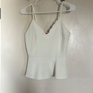 1 black and 1 white spaghetti fit and flare top.